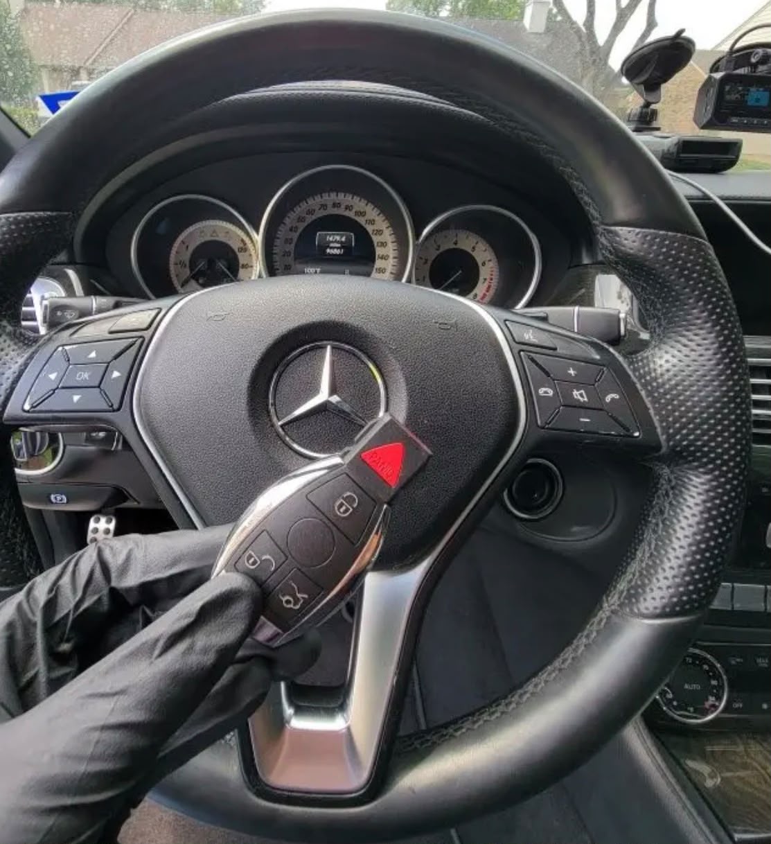 Mercedes AMG Steering Wheel Key Test