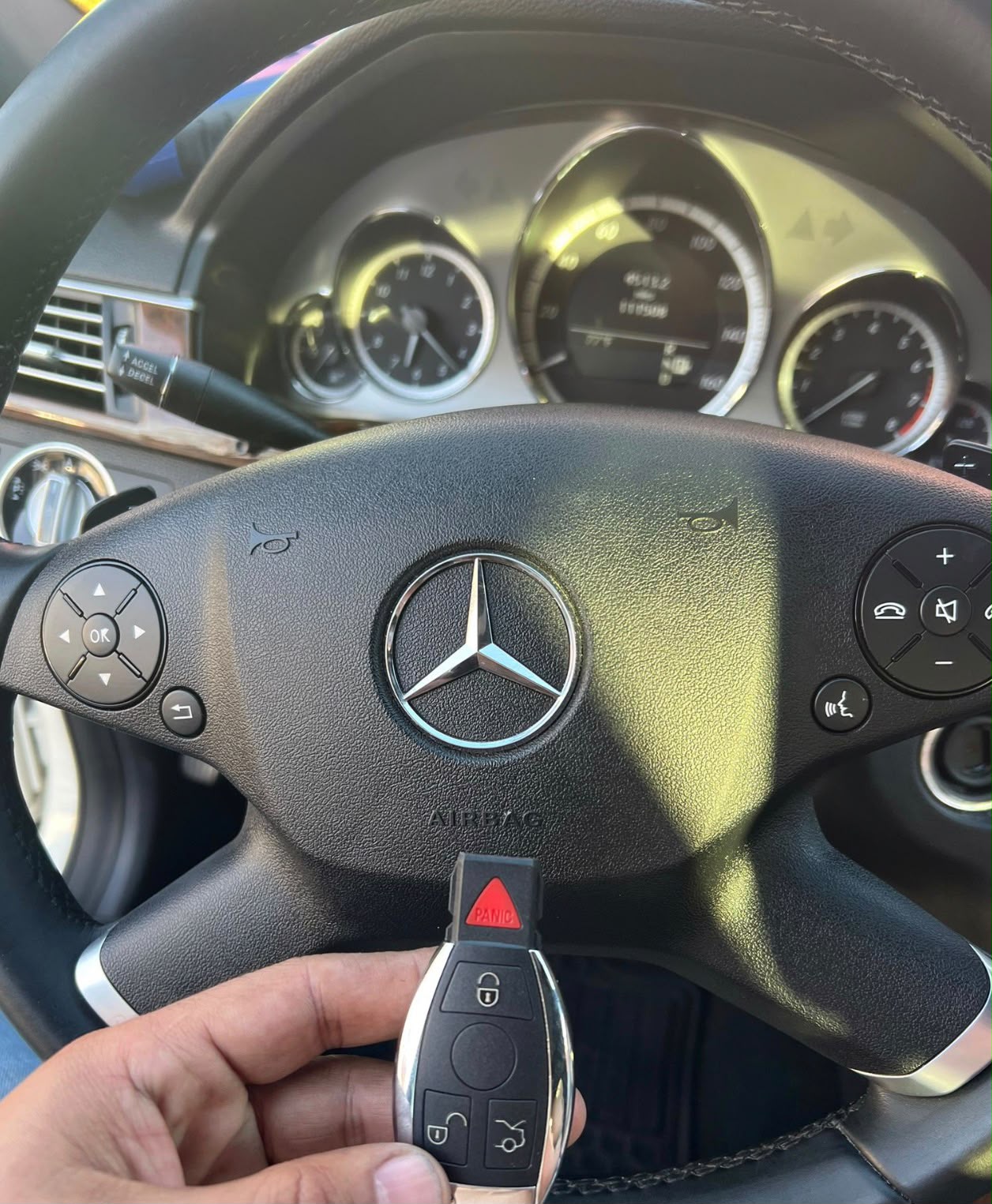 Mercedes Chrome SmartKey Steering Wheel Test